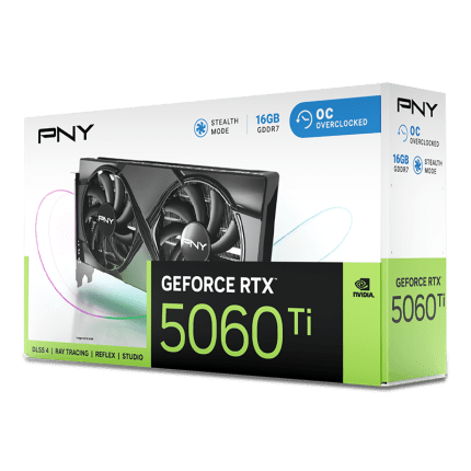 PNY RTX 5060Ti DUAL FAN OC 16GB GDDR7
