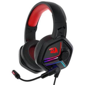 Redragon H230 Ajax RGB Wired Gaming Headset, Dynamic RGB Backlight