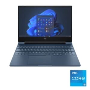 HP Victus 15-FA0025NE  Laptop, Intel Core i5-12500H, 15.6 Inch FHD 144Hz, 1TB SSD, 8GB RAM, NVIDIA GeForce GTX 1650 4GB, Windows 11, Performance Blue