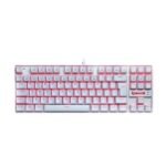 Redragon Kumara K552 Single Light Red Switch White Wired Mechanical Gaming Keyboard