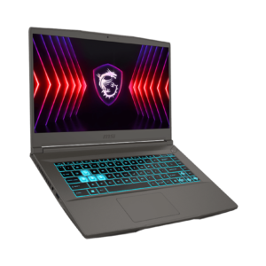 LAPTOP MSI ( 9S7-16R831-2616 ) Thin B12UCX Cosmos Gray CPU Alder Lake i5 12450H RAM 8G DDR4 (3200MHz) HDD 512GB NVMe PCIe SSD VGA RTX 2050 GDDR6 4GB FHD 144Hz IPS Blue Backlit Gaming Keyboard 2 Year Warranty