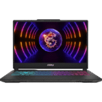 MSI Cyborg 15 A13VF Gaming & Content Creation Laptop | 15.6 Inch FHD 144Hz IPS | Intel Core i7-13620H | GeForce RTX 4060 8GB | 16GB DDR5 RAM | 512GB SSD | Blue Backlit Gaming Keyboard | Gaming gear bundle | 2-Yr Warranty | Translucent Black