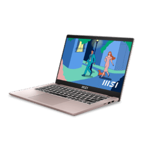 MSI MODERN 14 C12MO Alder Lake i3-1215U-RAM 8GB ,256 GB , UHD , 14″ FHD – BLACK