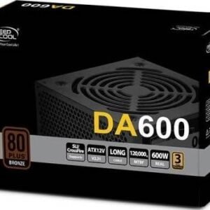DEEPCOOL DA600 is certified with 80 plus bronze