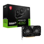 MSI GeForce RTX™ 4060 VENTUS 2X BLACK 8G OC
