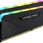 CORSAIR VENGEANCE® RGB 16GB (2 x 8GB) DDR4 DRAM 3200MHz C16 Memory Kit — Black