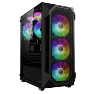 GAMDIAS AURA GC1 ELITE Mesh RGB Mid-tower Case+PSU HELIOS E1 600W