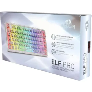 REDRAGON ELF PRO K649 Wireless Transparent Keyboard