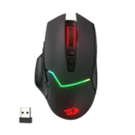 Redragon M690 PRO Wireless Gaming Mouse, 8000 DPI Wired/Wireless Gamer Mouse w/ Rapid Fire Key, 8 Macro Buttons