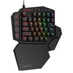 Redragon K585 DITI One-Handed RGB Mechanical Gaming Keyboard, Blue Switches