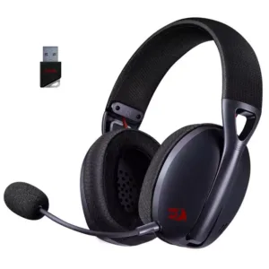 Redragon H848 Bluetooth Wireless Gaming Headset - Lightweight - 7.1 Surround Sound - 40MM Drivers - Detachable Microphone - Multi Platforms for PC, PS5/4/3, Switch, Mobile