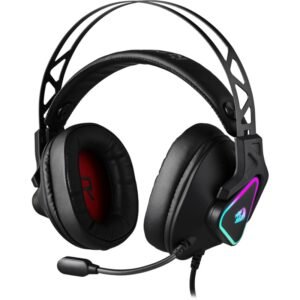 Redragon H370 Cadmus RGB USB Gaming Headset – Surround Sound 7.1 (Black)