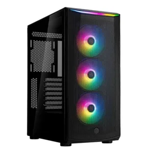 SILVERSTONE FARA 512Z High airflow ATX mid-tower chassis with dual radiator support and ARGB lighting