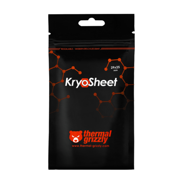 GRIZZLY Thermal Pads KRYOSHEET 25X25