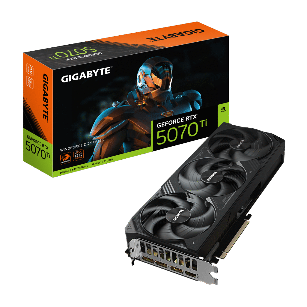 GIGABYTE GeForce RTX™ 5070 Ti WINDFORCE OC SFF 16G