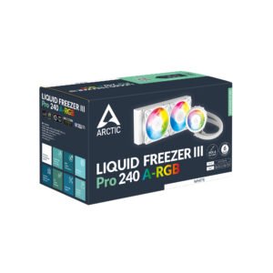 ARCTIC Liquid Freezer III Pro 240 A-RGB (White) Multi Compatible All-in-One CPU Water Cooler with A-RGB
