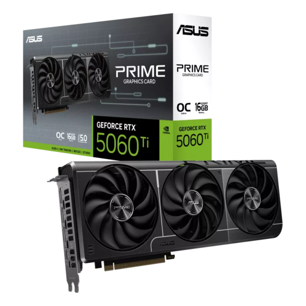 ASUS PRIME GeForce RTX™ 5060 Ti 16GB GDDR7 OC Edition
