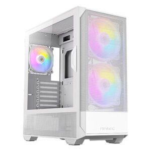 ANTEC NX416L ARGB Mid-Tower ATX Gaming Case WHITE
