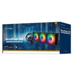 SILVERSTONE NovaPeak 360 ARGB Superior All-In-One Liquid Cooling Solution with Captivating ARGB Lighting Effects