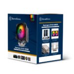 SILVERSTONE Hydrogon D120 ARGB Dual tower CPU cooler with 6 heat-pipes and dual 120mm ARGB fans