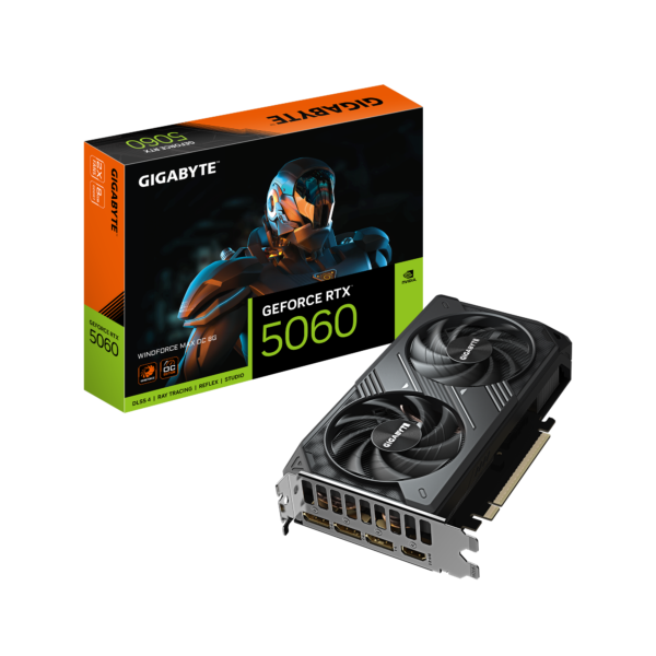 GIGABYTE GeForce RTX™ 5060 WINDFORCE MAX OC 8G