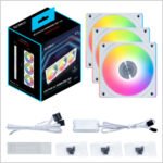 LIAN LI UNI FAN CL Wireless Reverse Blade White