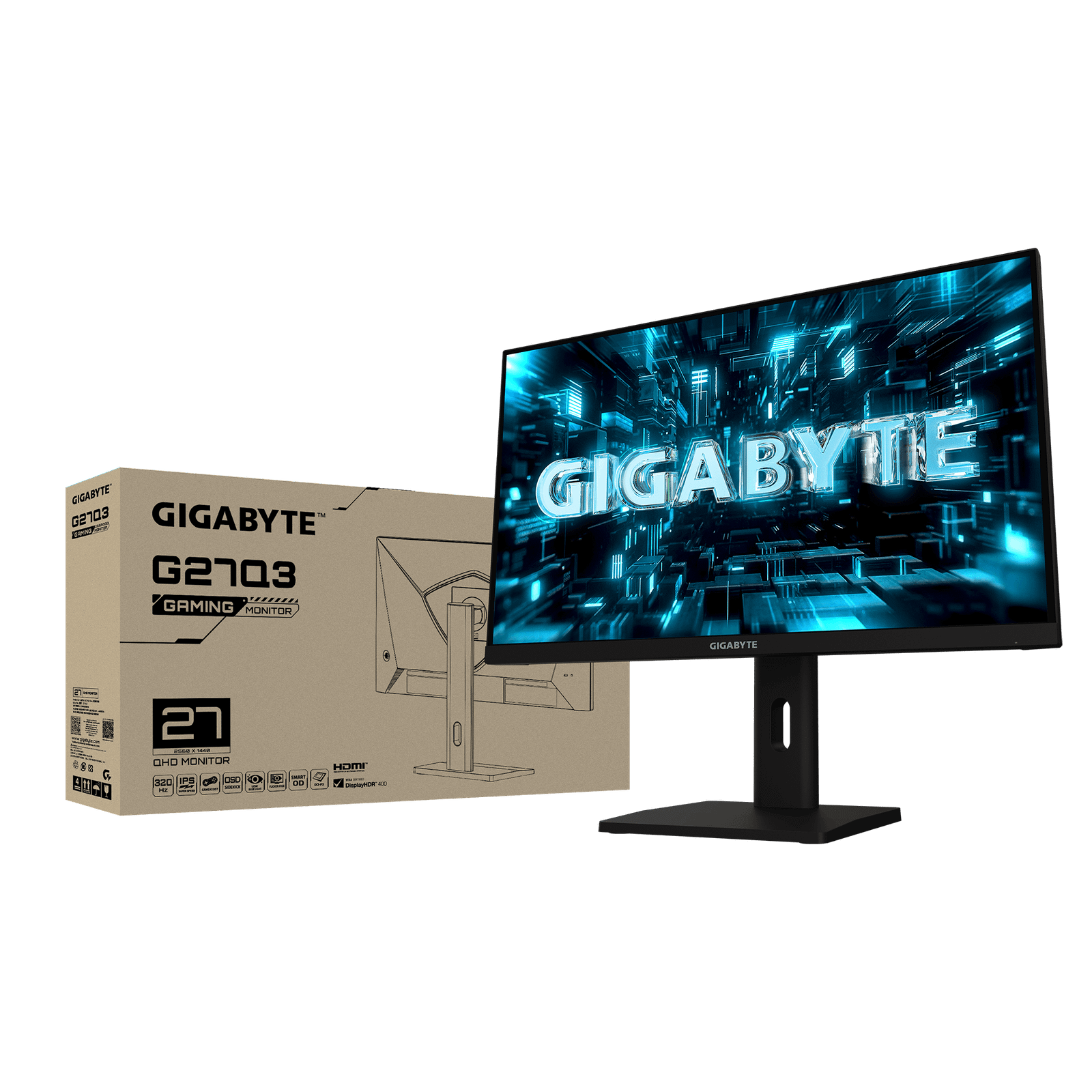 GIGABYTE G27Q3 Gaming Monitor QHD 320HZ