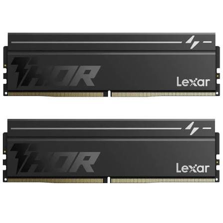 Lexar® THOR 2nd Gen DDR5 Desktop Memory 16GB Kit (2 x 8GB) 6000MT/s: CL38-48-48-96 / 1.35V