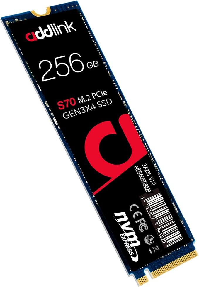 addlink S70 Lite PCIe Gen3x4 NVMe 1.4 256GB - Image 2