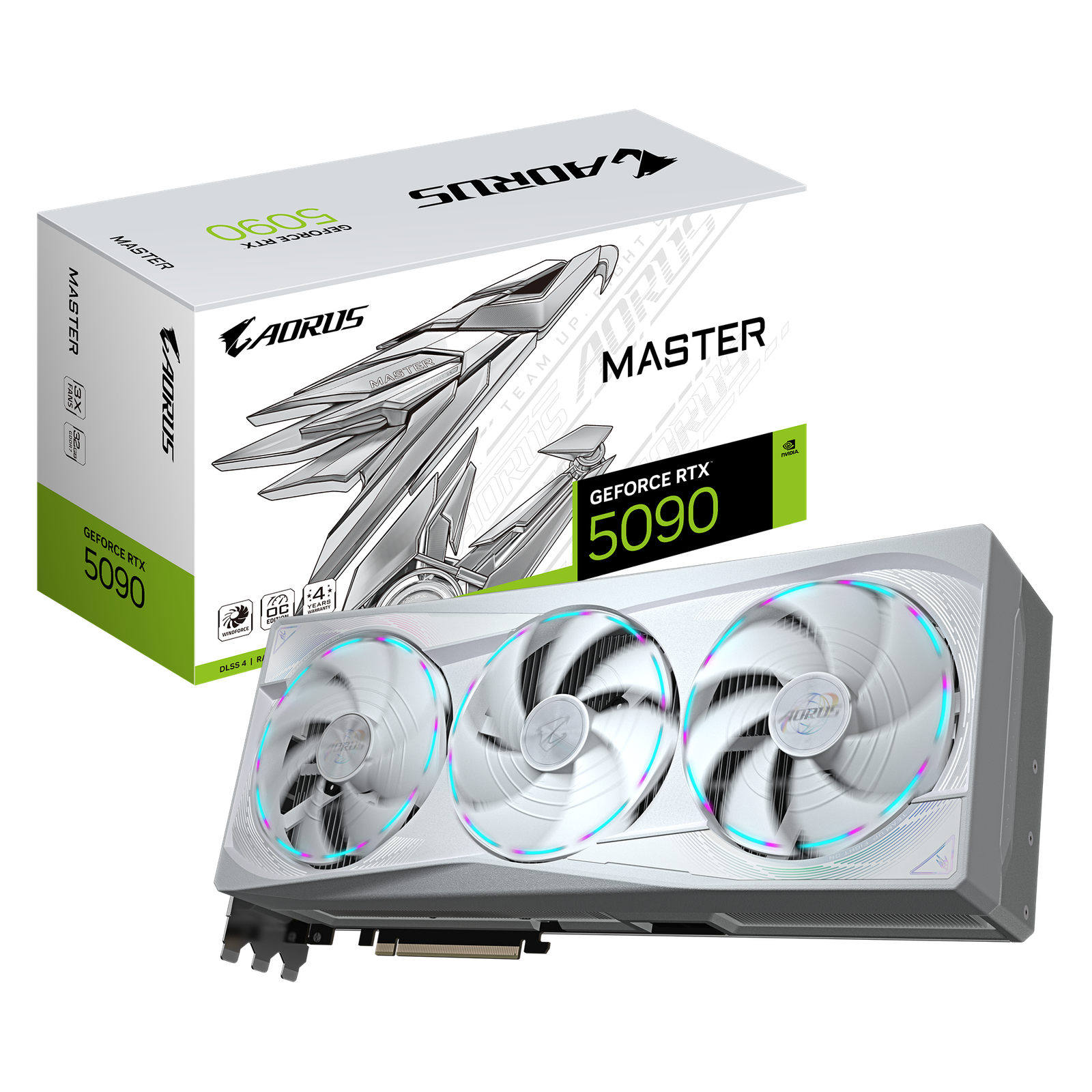 GIGABYTE AORUS GeForce RTX™ 5090 MASTER ICE 32G
